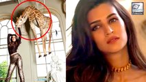 Kriti Sanon Gets Trolled For Posing With Taxidermy Giraffe For Magazine Cover