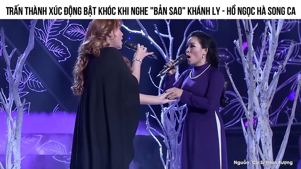 Trấn Thành xúc động bật khóc khi nghe  "bản sao" Khánh Ly - Hồ Ngọc Hà song ca
