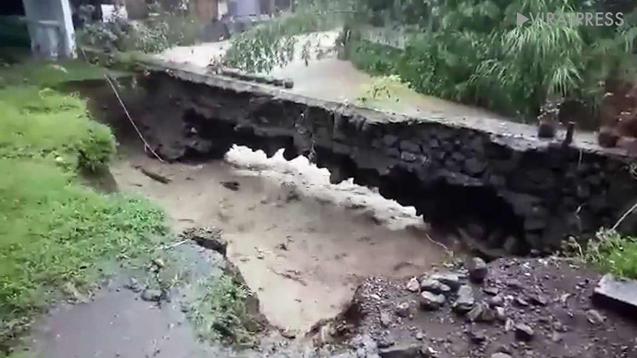 House Washed Away By Floods