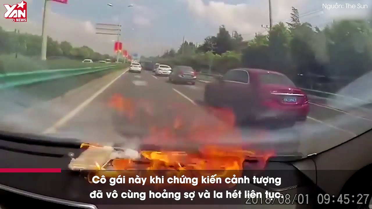 iPhone 6 tự nhiên bốc cháy ngùn ngụt trong xe, chủ shop nhận sửa rồi mời khách... dùng tiếp