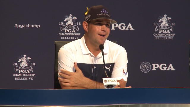 PGA Championship - Woodland bien entouré!