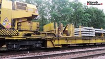 VIDEO. Rénovation d'une voie SNCF entre Blois et Tours