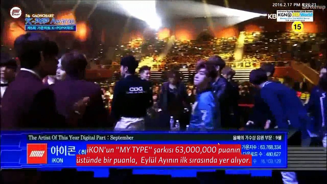 [160217] iKON - GAON Ödülleri Konuşmaları (Türkçe Altyazılı)