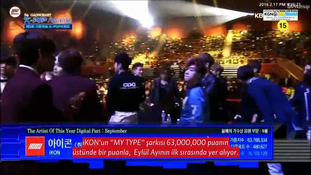 [160217] iKON - GAON Ödülleri Konuşmaları (Türkçe Altyazılı)