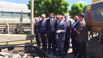 Bakan Kurum, yıkılan köprüde incelemelerde bulundu - ORDU