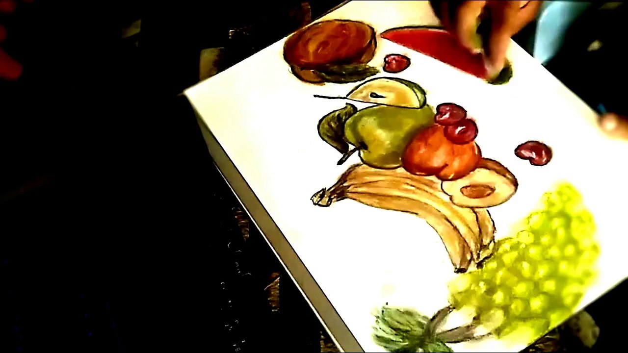 drawing fruits