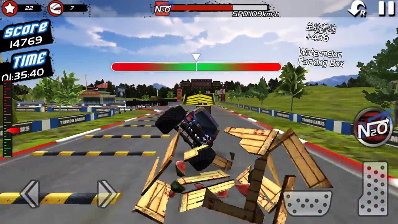 Monster Truck 4x4 Stunt Racer / Monster Truck Cars Games / Android gameplay FHD #3