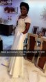 Mbathio Ndiaye brille de mille feux en robe de mariée