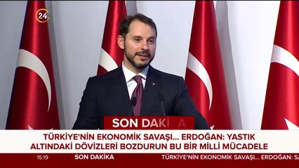 Berat Albayrak konuşuyor