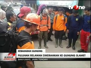 Tim Gabungan Diterjunkan untuk Padamkan Api di Gunung Slamet