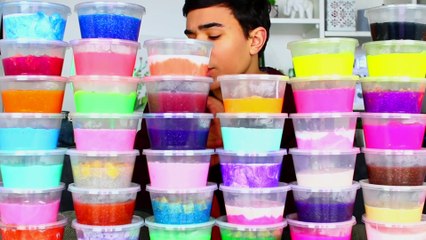 JE MÉLANGE TOUS MES SLIMES !! JustJonathan (2)