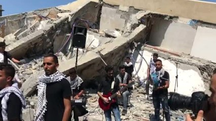 Filistinlilerden İsrail Güçlerine Konserli Tepki