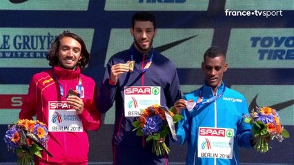 Championnats Européens / Athlétisme : Le podium de Mahiedine Mekhissi