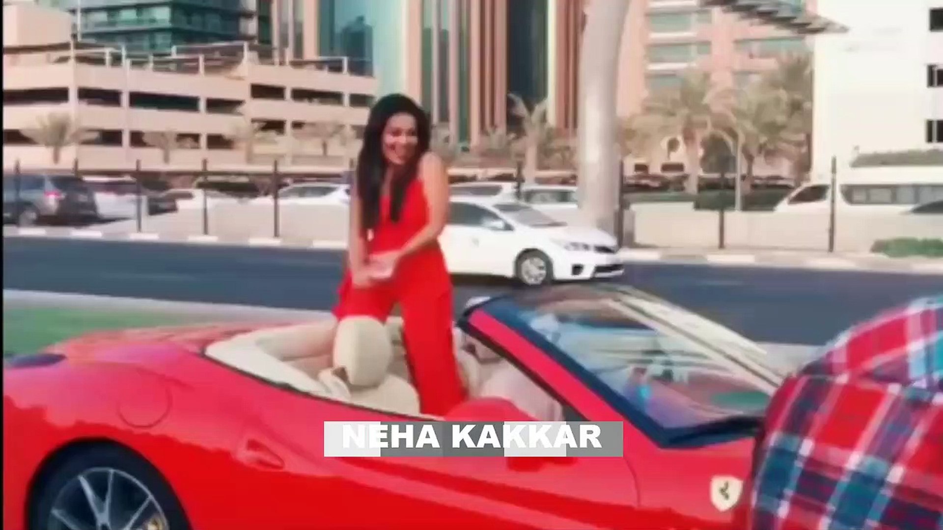 Neha Kakkar New Ferrari Song Shoot in Dubai