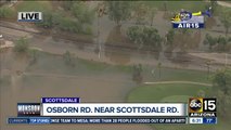 Overnight storms cause flooding in south Scottsdsale