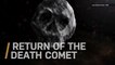 Dead comet that looks like a skull to fly by earth again this fall