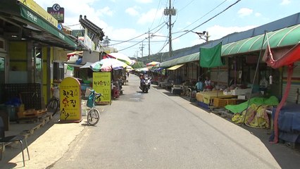 폭염에 손님마저 '뚝'...이중고 겪는 전통시장 / YTN