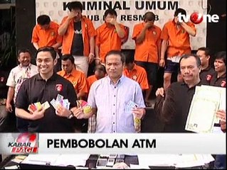 Polisi Tangkap Lima Pelaku Pembobol ATM