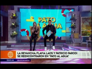 La Revancha - Flavia Laos y Patricio Parodi se reencontro en Pato al agua