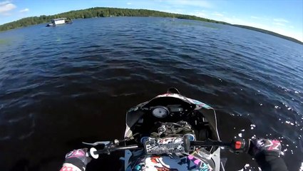 Street Bike And Snowmobile Merged To Make The Ultimate Toy