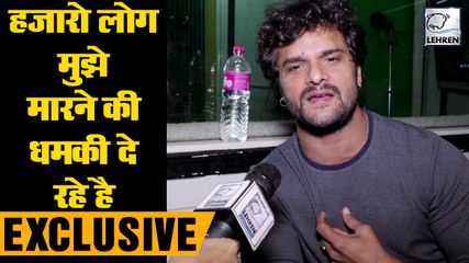 रंगदारी के लिए मिली धमकी पर पहली बार Khesari Lal Yadav ने दिया बड़ा बयान