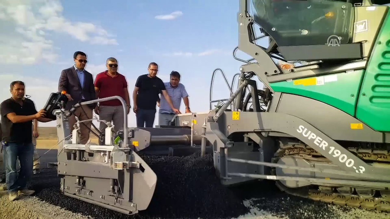 Kaymakam Uzan, yol yapım çalışmalarını inceledi - MUŞ