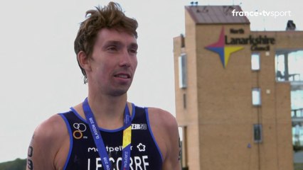 Championnats Européens / Triathlon : Le podium de Pierre Le Corre