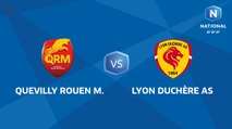 J02 : Quevilly Rouen - Lyon Duchère I National FFF 2018