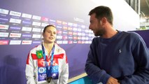 Glasgow 2018 - DIVING - Interview - POLIAKOVA Mariia - 1m springboard gold  (1)