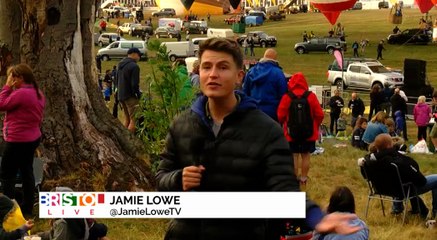 Meeting the Families at the Balloon Fiesta