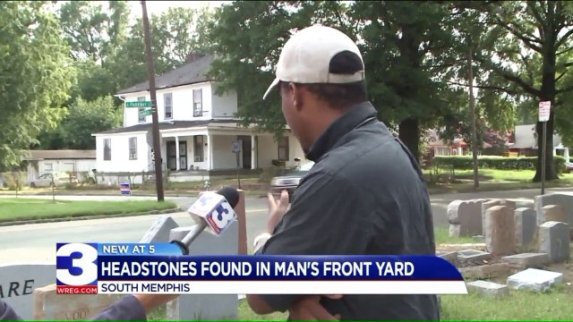 Headstones in Front Yard Upset Some Neighbors