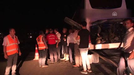 Şanlıurfa'da Yolcu Otobüsünde Yangın Paniği