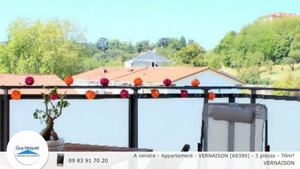 A vendre - Appartement - VERNAISON (69390) - 3 pièces - 70m²