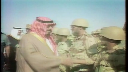 حرب الخليج | خطاب الملك عبدالله في إعطاء فرصة السلام للعراق....