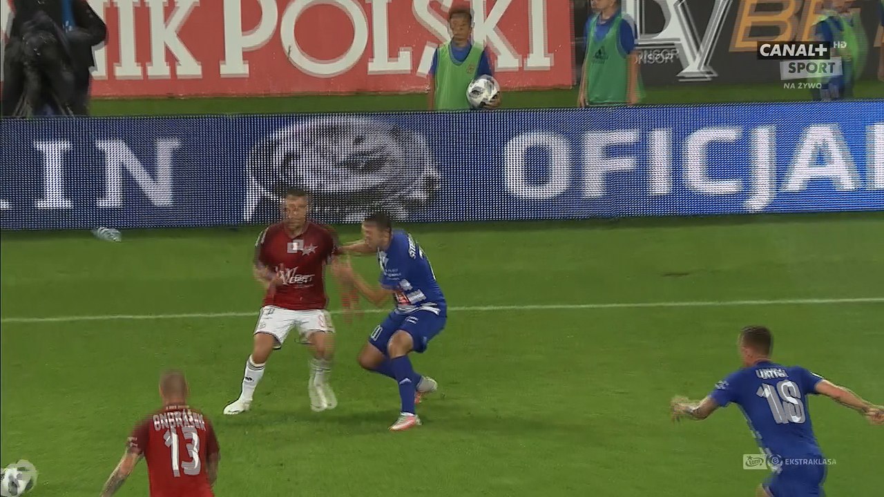Wisla Krakow vs Wisla Plock 1:1 gole 10-08-18
