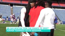 Cam Newton confronts Kelvin Benjamin at pre-season game
