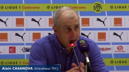 Casanova : "Le score est sévère"