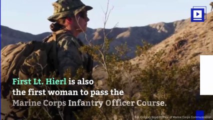A Woman Leads a Marine Infantry Platoon for First Time Ever