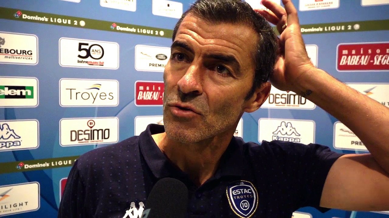 ESTAC 0-1 Béziers⎥Réaction de Rui Almeida