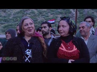 المختار يلقي كلمة لوضع حجر الاساس   -مسلسل ضيعة ضايعة -الجزء الثاني - الحلقة 12- المنارة