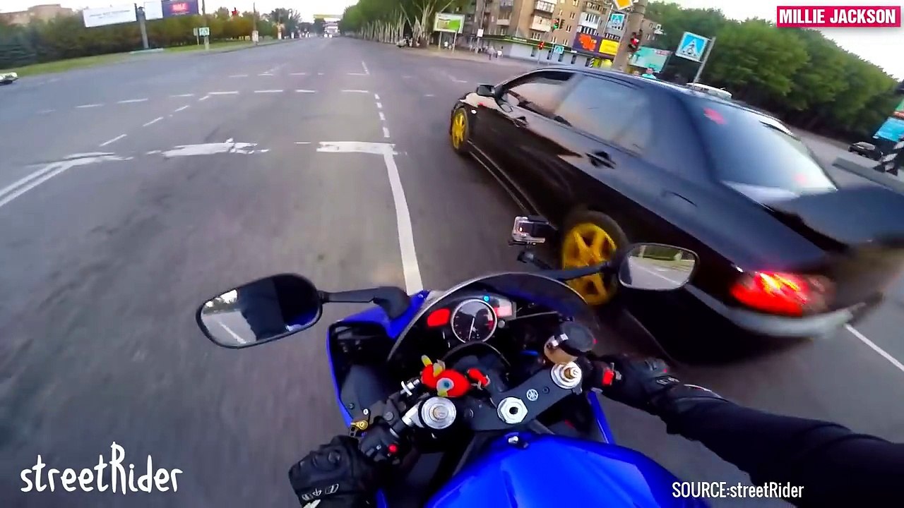 Top 7 Street Racing SUPERCARS vs SUPER BIKES -- Lamborghini,Bugatti.. vs Kawasaki,Yamaha R1