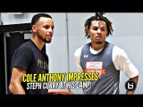 Cole Anthony Had Steph Curry SKIPPING!! Shows Off NASTY HANDLES at #SC30SelectCamp!