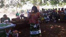 CONTINUATIONWe are streaming live from Luangwa district where Member of the Central Committee for Women Hon. Jean Kapata is empowering various women with fund
