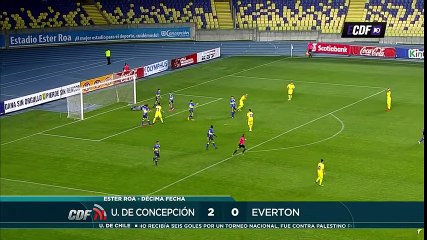 U. de Concepción 2 - 0 Everton - Torneo Scotiabank 2018 Décima Fecha - CDF