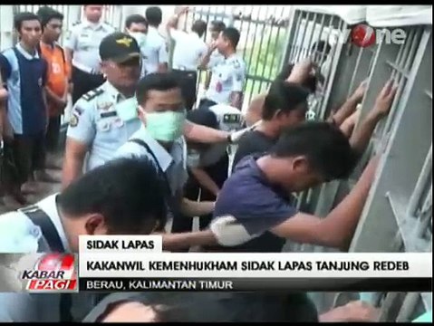 Sidak Lapas Klas II Berau, Petugas Temukan Alat Hisap Sabu dan Alat Judi