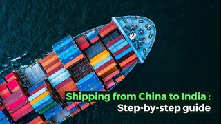Guide to import product from China