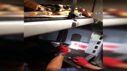 Gürbulak'ta eroin operasyonu