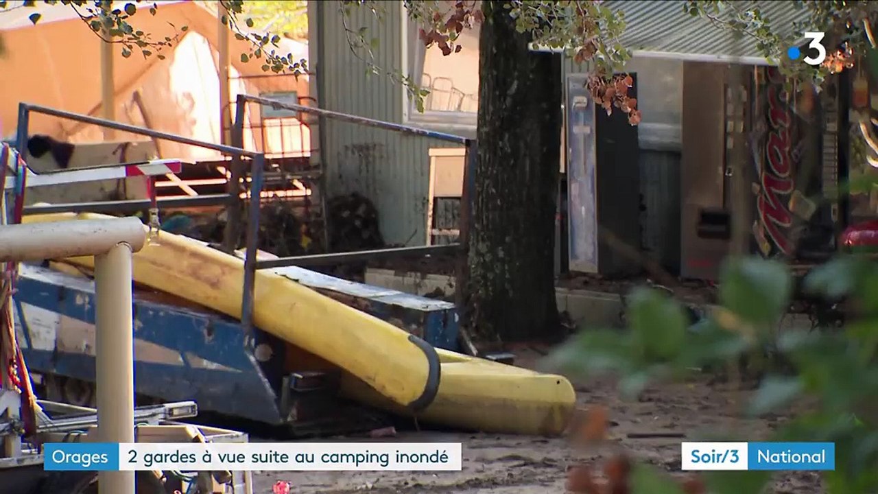 Orages : deux gardes à vue suite au camping inondé