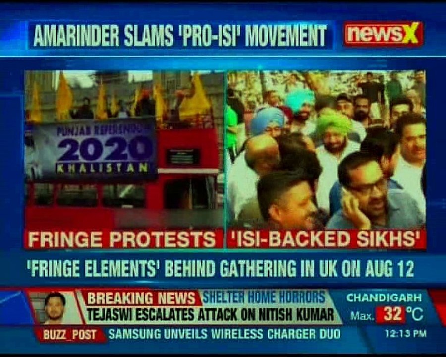 Punjab CM Capt Amarinder Singh attacks the Pro...