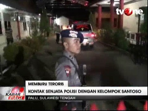 Baku Tembak Polisi Dengan Teroris di Poso, Dua Orang Tewas